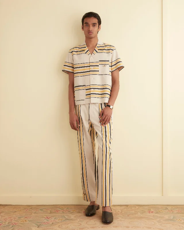 Men's Weekend Shirts for Leisurely OutingsNamesake Stripe Short Sleeve Shirt