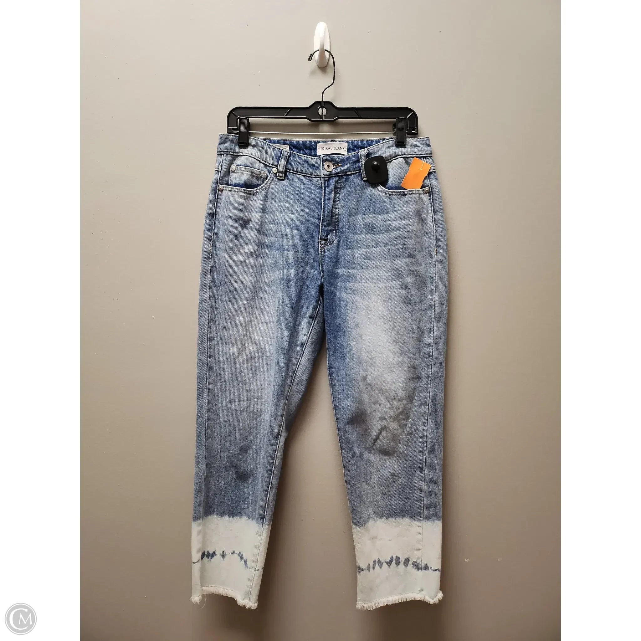 Latest Designer Men's JeansJeans Cropped By Tribal In Blue Denim, Size: 6