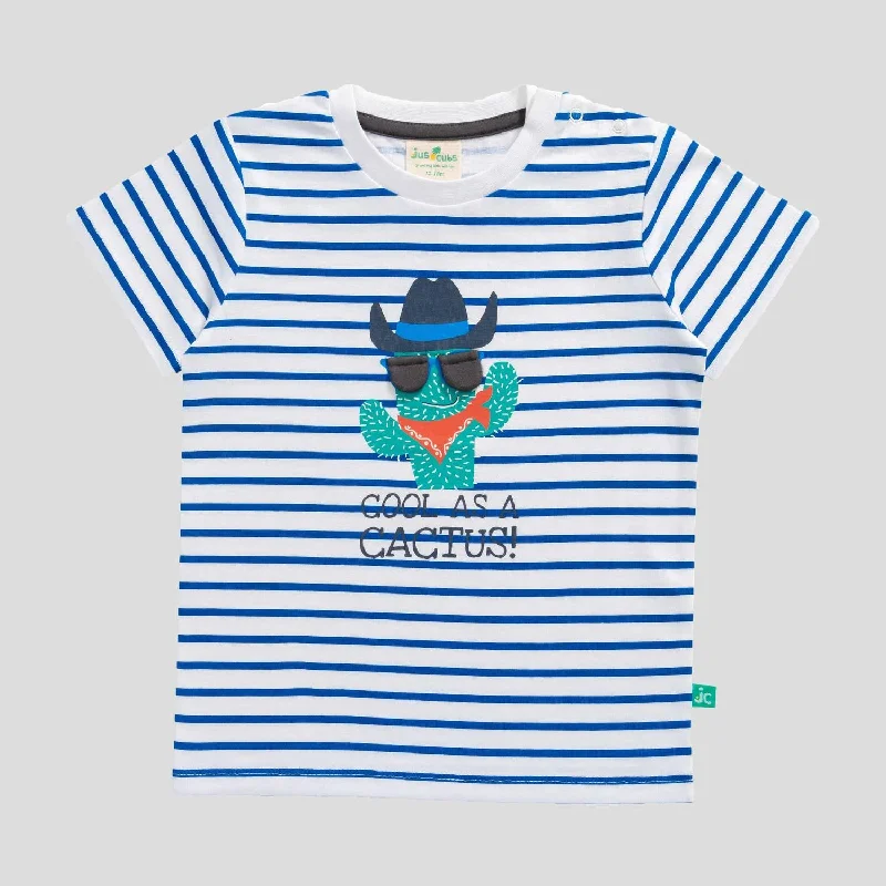 Classic Men's Button-Up ShirtsToddler's 3D Applique Printed Striped T-Shirt In Striped Blue Classic Men's Button-Up ShirtsToddler's 3D Applique Printed Striped T-Shirt In Striped Blue