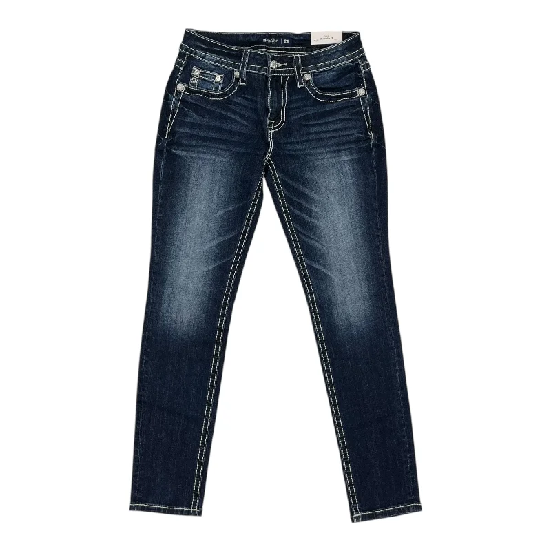 Men's Skinny Jeans with Stretch FabricJeans Skinny By Miss Me In Blue Denim, Size:6