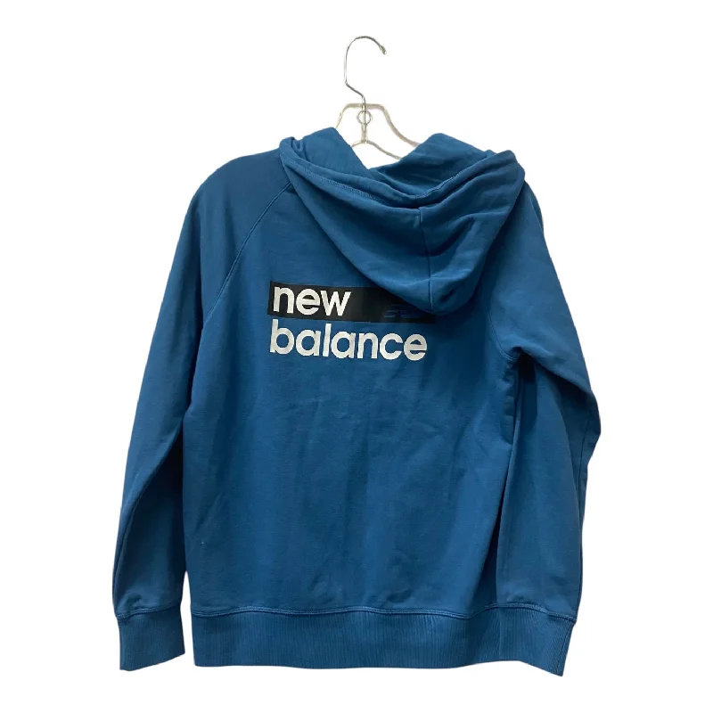 Fashionable Men's Streetwear HoodiesAthletic Sweatshirt Hoodie By New Balance In Blue, Size:S Fashionable Men's Streetwear HoodiesAthletic Sweatshirt Hoodie By New Balance In Blue, Size:S