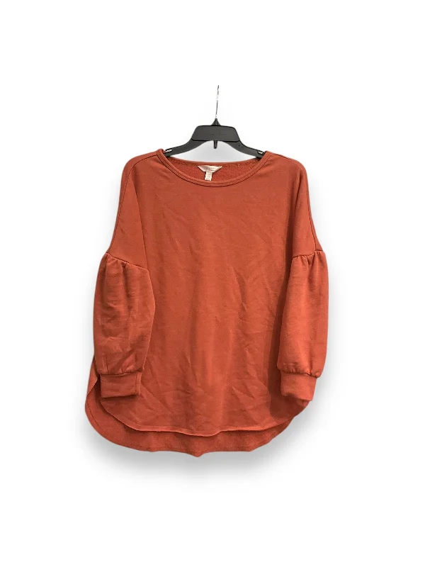 Designer Men's Hoodie JacketsSweatshirt Crewneck By Lc Lauren Conrad In Peach, Size: Sp Designer Men's Hoodie JacketsSweatshirt Crewneck By Lc Lauren Conrad In Peach, Size: Sp