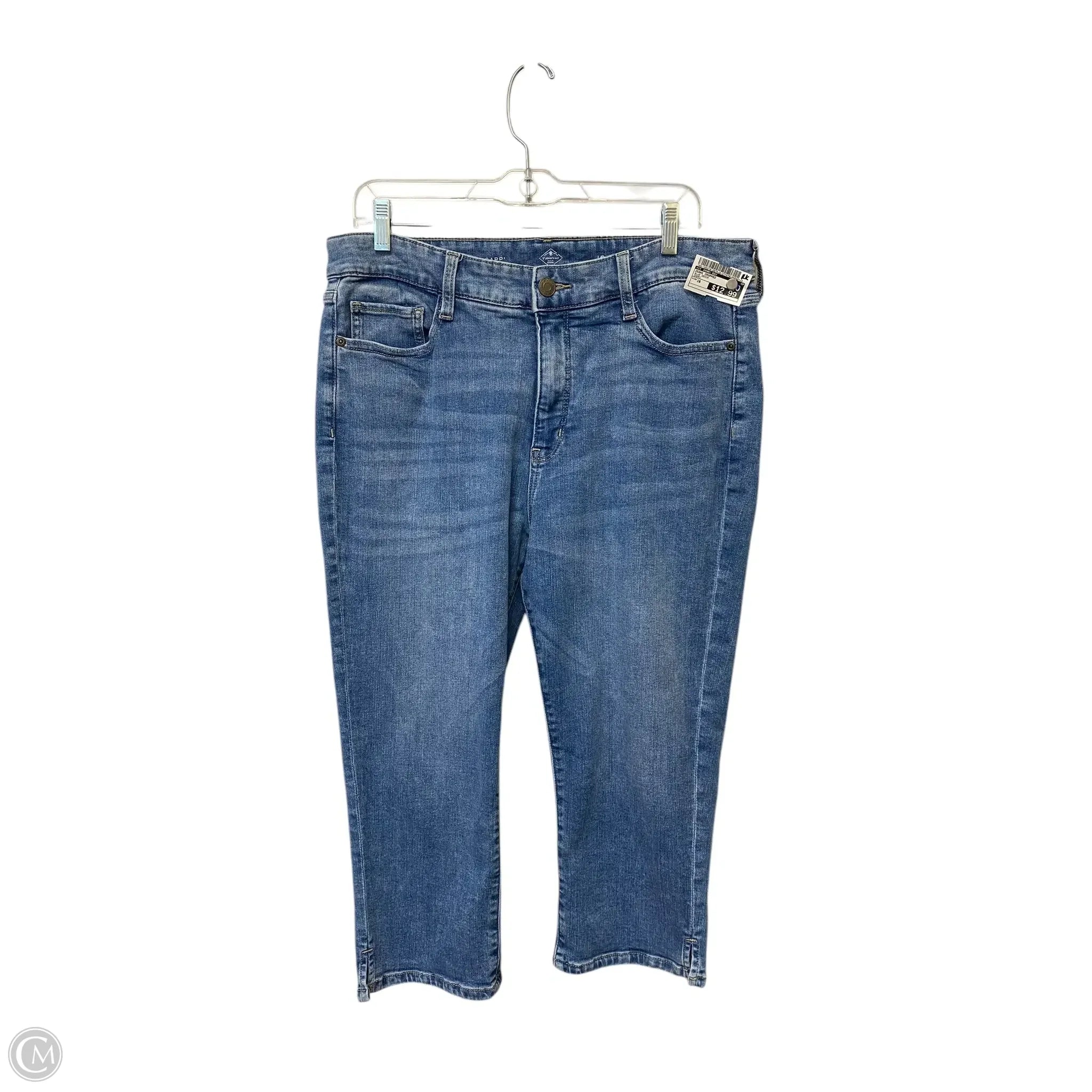 Classic Blue Men's JeansJeans Cropped By St Johns Bay In Blue Denim, Size: 16