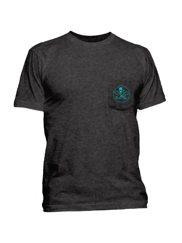 Durable Men's Work ShirtsSkull and Hook Mens Logo Crewneck Graphic T-Shirt