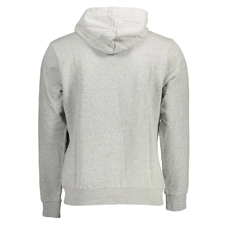Men's Sweaters with Elastic CuffsNapapijri Gray Cotton Men Men's Sweater