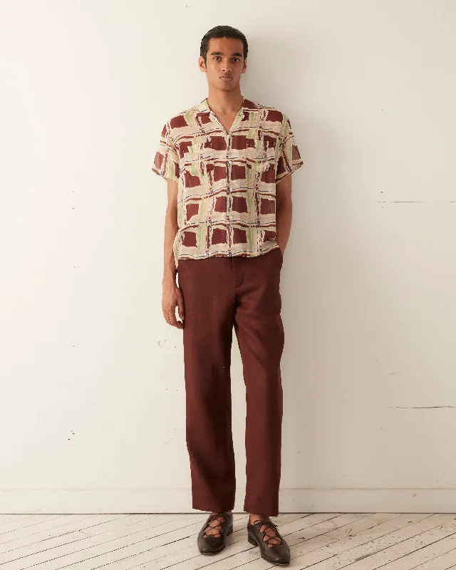 Men's Patterned Button-Down Shirts for Added InterestRipple Plaid Short Sleeve Shirt Men's Patterned Button-Down Shirts for Added InterestRipple Plaid Short Sleeve Shirt
