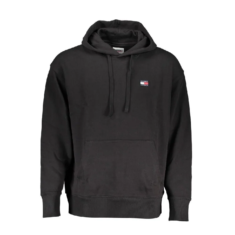 Men's Sweaters with Zip-Up CollarsTommy Hilfiger Sleek Cotton Hooded Sweatshirt with Men's Logo Men's Sweaters with Zip-Up CollarsTommy Hilfiger Sleek Cotton Hooded Sweatshirt with Men's Logo