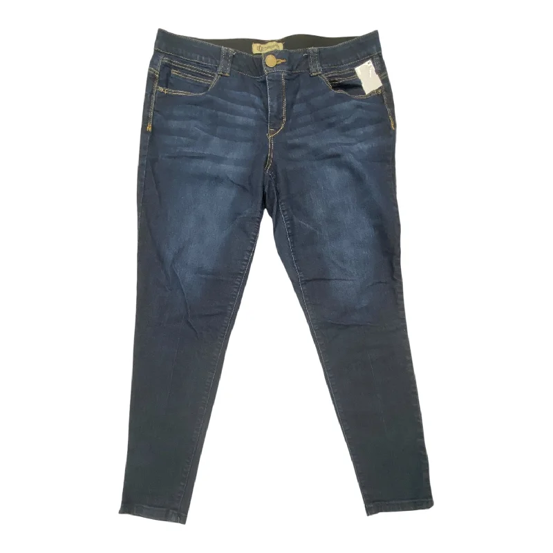 Men's Jeans in Unique PatternsJeans Skinny By Democracy In Blue Denim, Size: 1x