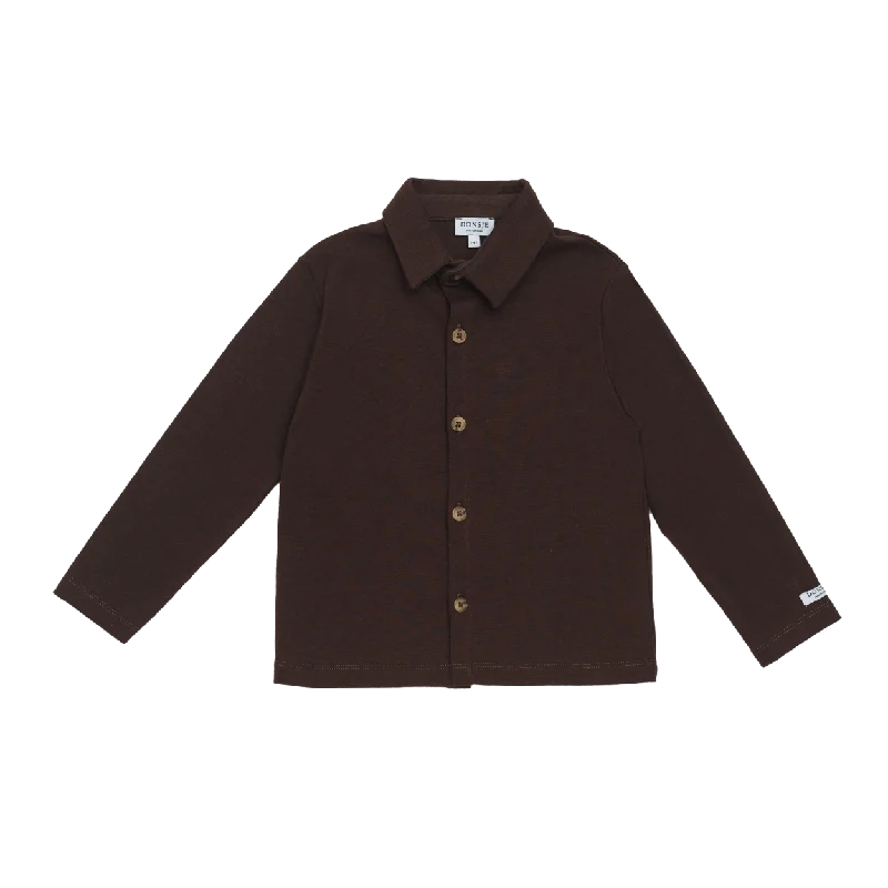 Men's Collared Shirts for Formal OccasionsQouten Shirt | Espresso