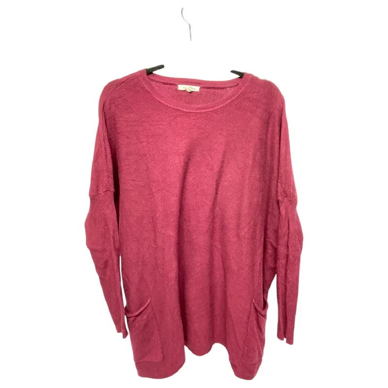 Men's Hoodies for GymSweatshirt Crewneck By Tea N Rose In Maroon, Size: S