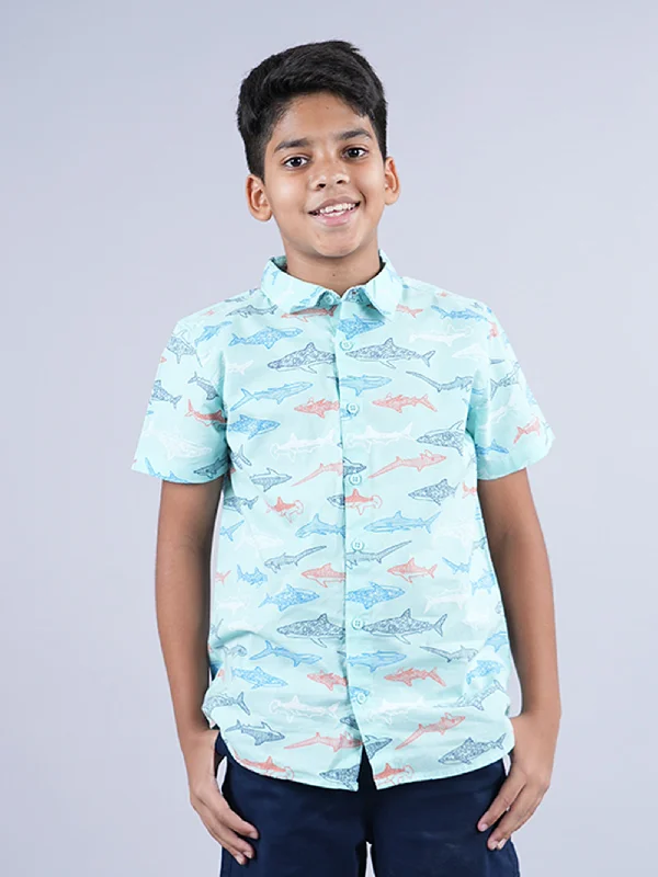 Men's V-Neck T-Shirts for a Flattering ShapeBoys AOP Half Sleeve Shirt