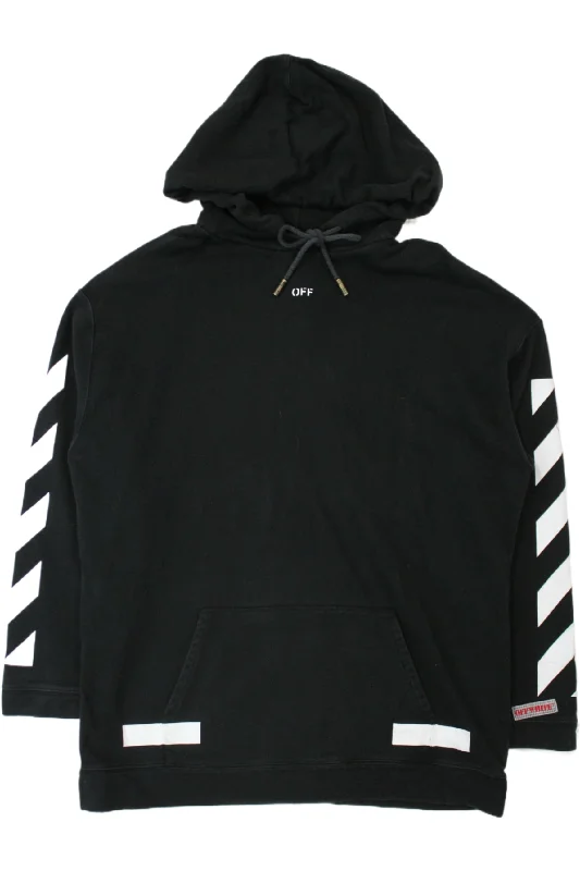 Men's Sweaters in Metallic ColorsOff White - Seeing Things Hoodie