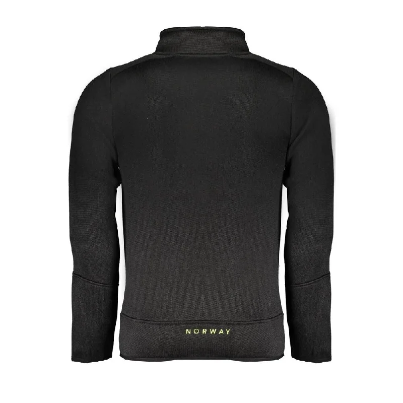 Men's Sweaters with Tailored FitsNorway 1963 Black Polyester Men Men's Sweater