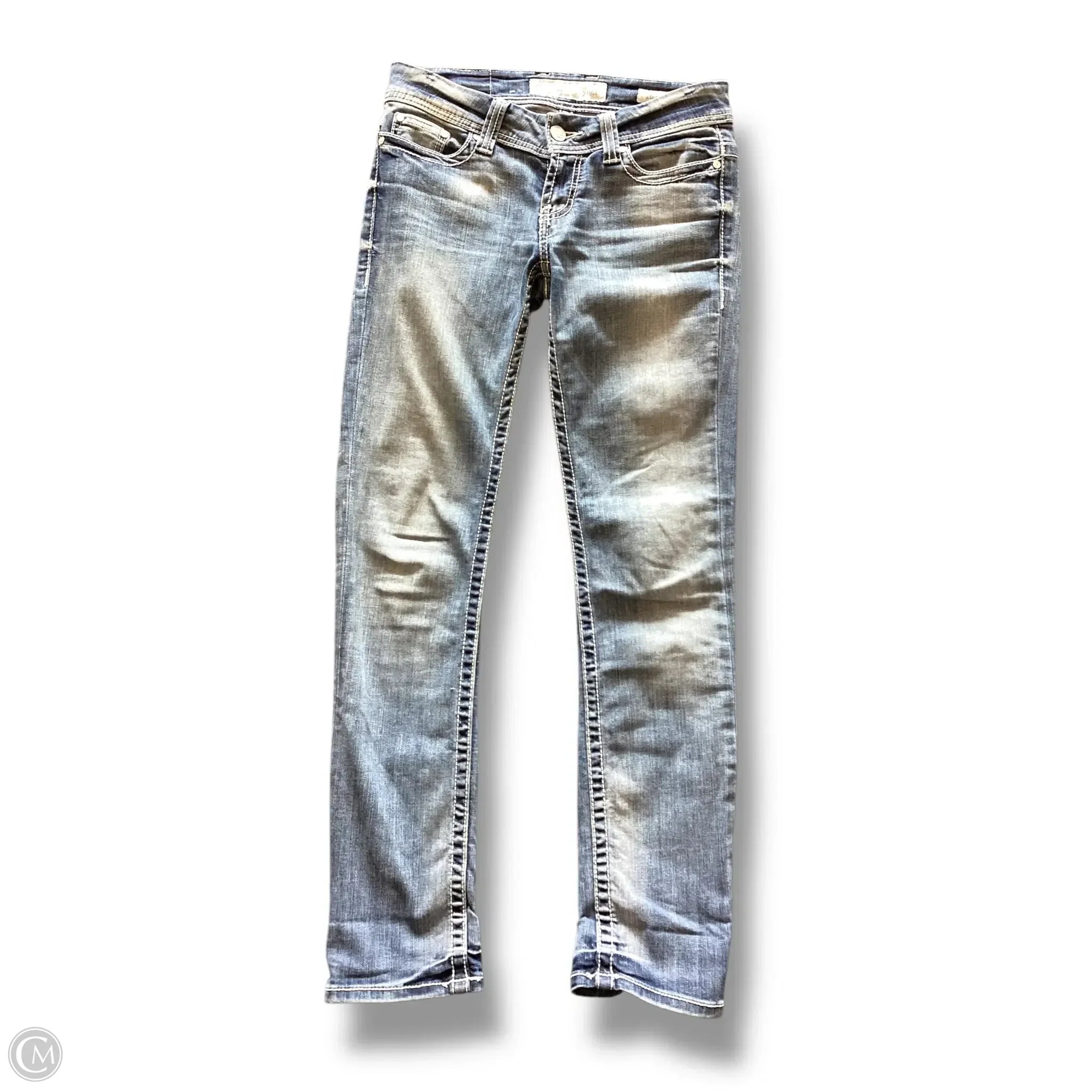 Authentic Raw Denim Men's JeansJeans Straight By Bke In Blue, Size: 4