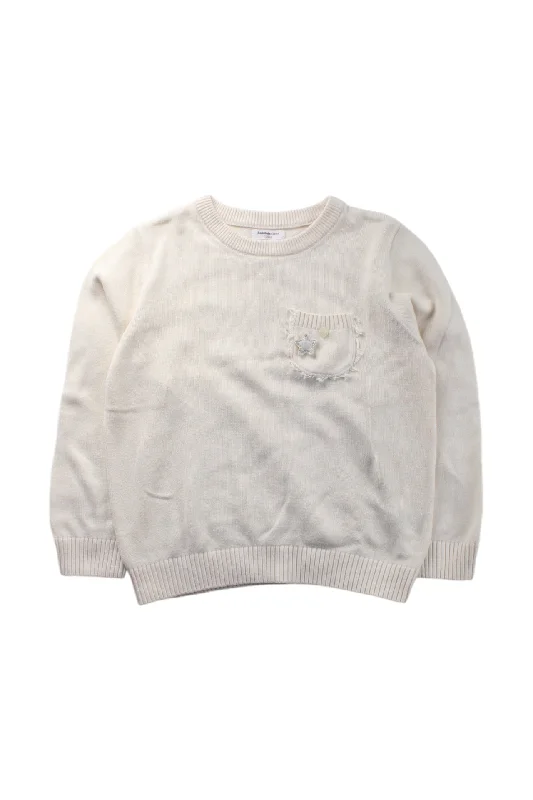Versatile Men's Zip-Up SweatersBalabala Knit Sweater With Pocket 5-6T