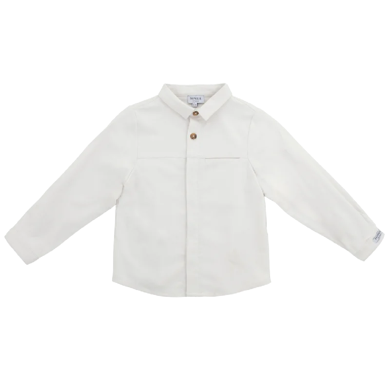 Men's Smart Casual Shirts for Business Casual SettingsLambert Shirt | White Sand