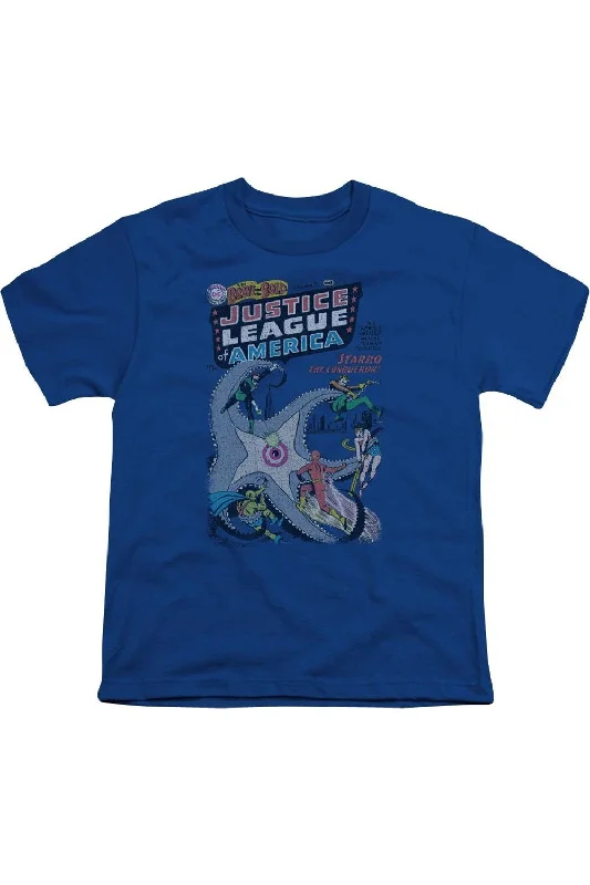Men's Shirts with Snap ButtonsDC Comics No 28 Short Sleeve Youth Tee / T-Shirt
