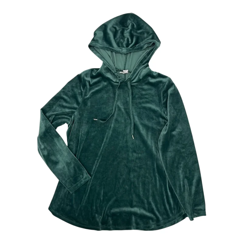 Luxurious Men's Cashmere HoodiesSweatshirt Hoodie By Livi Active In Green, Size:Xl