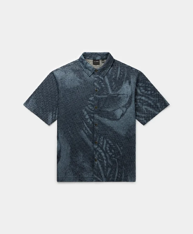 Men's Luxury Shirts for High-End FashionMulti-Colored Braids Denim Shirt