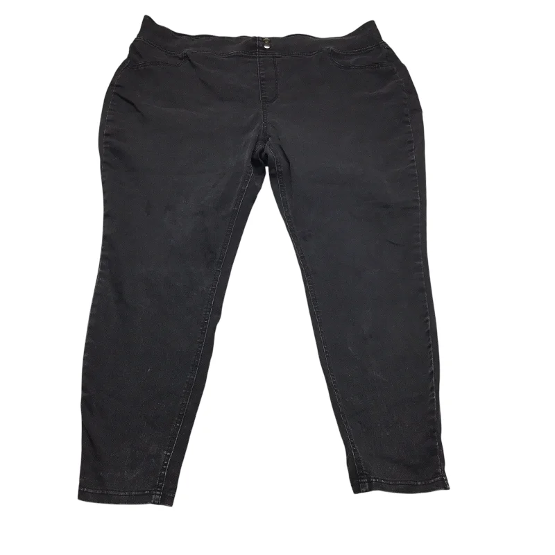 Winter Men's JeansJeans Skinny By Terra & Sky In Grey, Size: 2x
