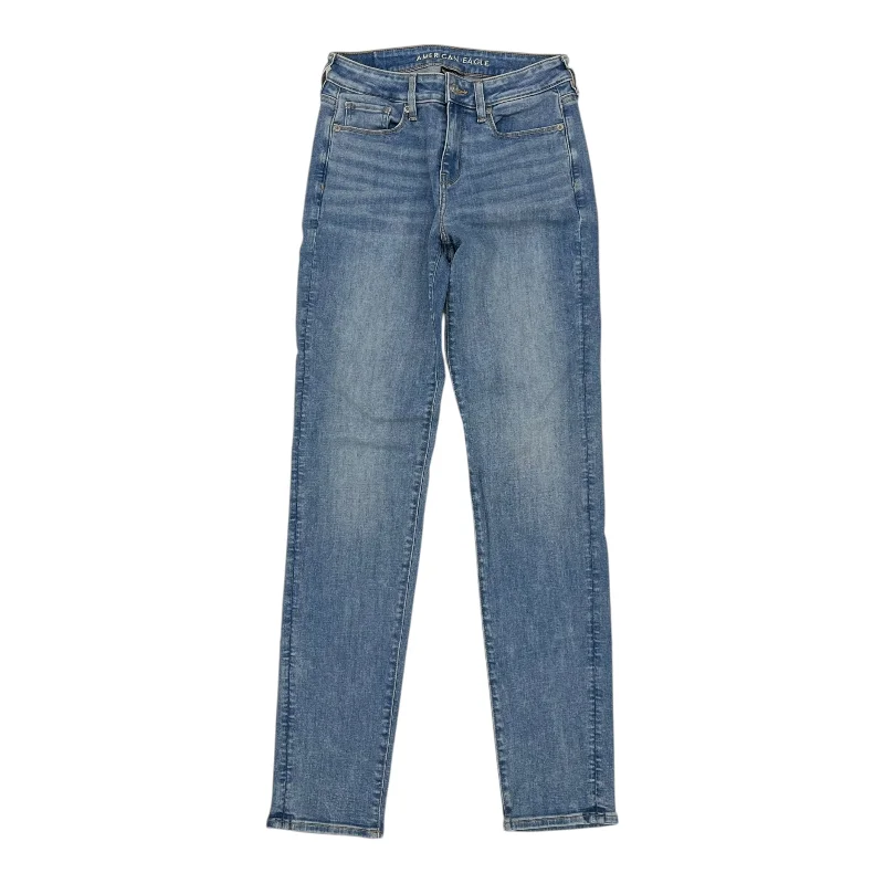 Classic Blue Men's JeansJeans Skinny By American Eagle In Blue Denim, Size:4