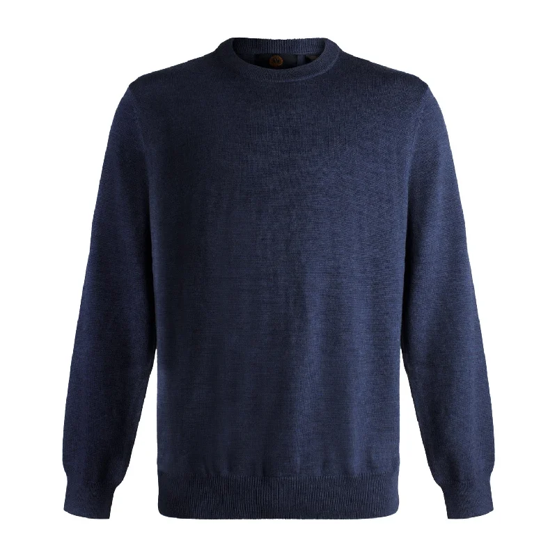Men's Sweaters in Metallic ColorsExtra Fine 'Zegna Baruffa' Merino Wool Crew Neck Sweater in Navy by Viyella Men's Sweaters in Metallic ColorsExtra Fine 'Zegna Baruffa' Merino Wool Crew Neck Sweater in Navy by Viyella
