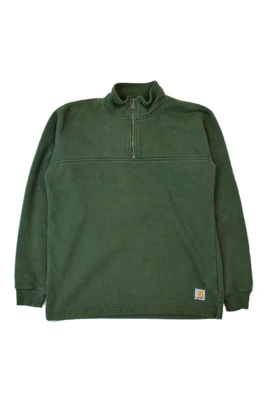 Men's Sweaters with Fold-Over CuffsCarhartt - Quarter Zip Sweatshirt
