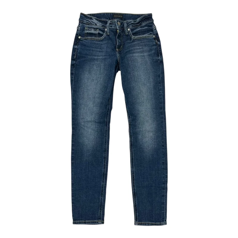Men's Jeans for a Dressy OccasionJeans Skinny By Silver In Blue Denim, Size:2