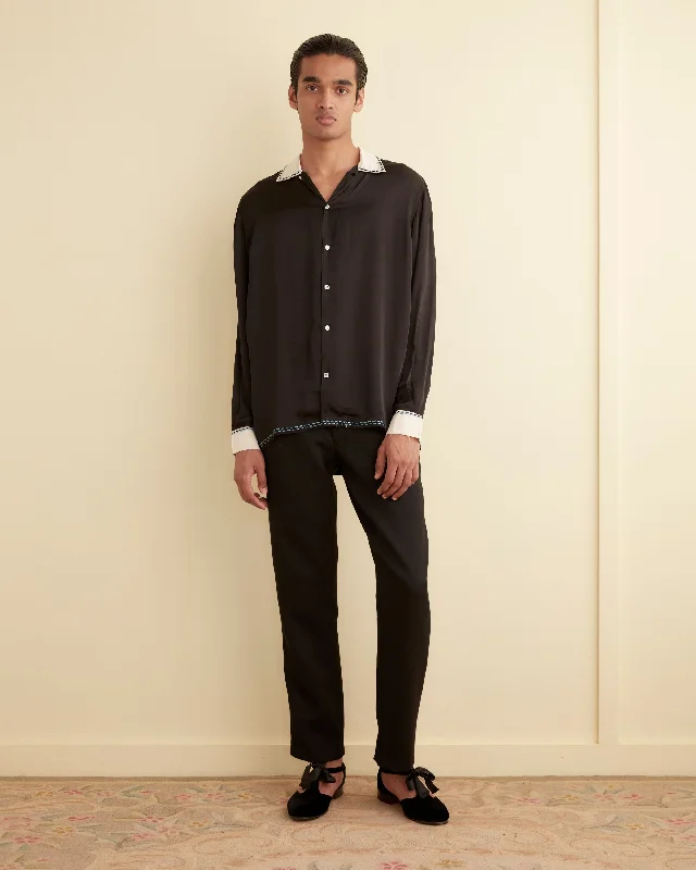 Men's Striped Shirts for a Maritime TwistSellier Long Sleeve Shirt