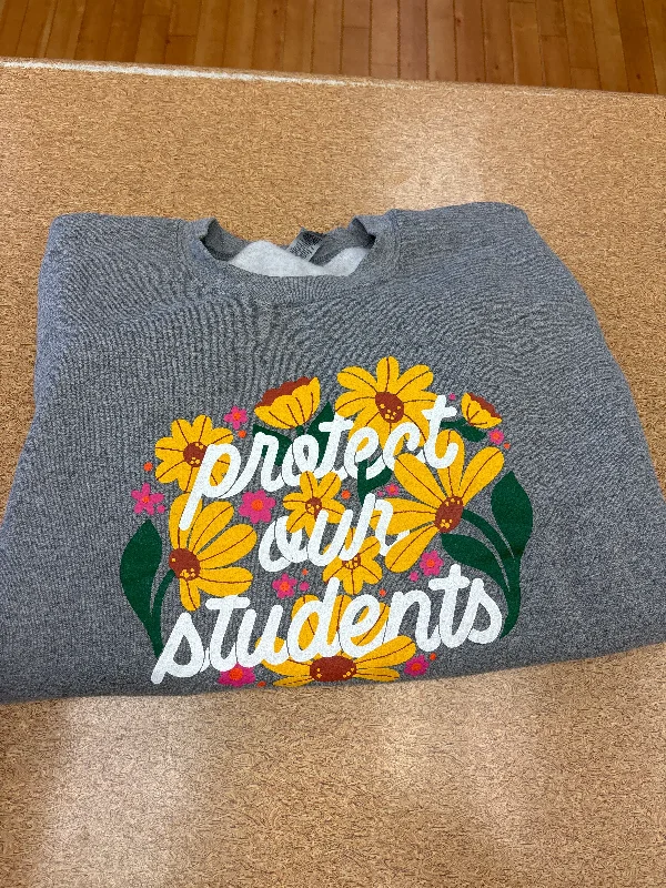 Affordable Men's HoodiesAthletic Sweatshirt Crewneck By Gildan In Grey, Size: 2x