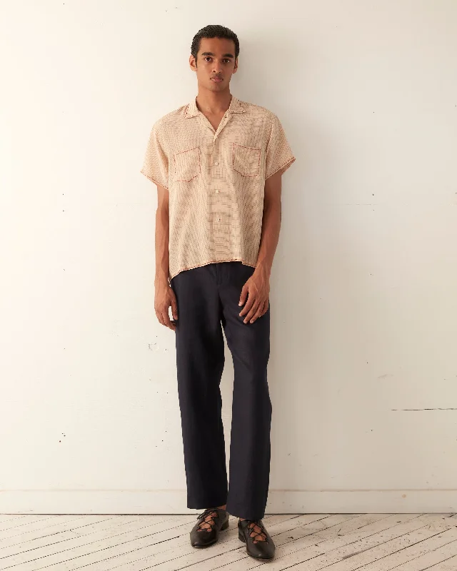 Men's Oxford Shirts for a Preppy StyleKnot Grid Short Sleeve Shirt
