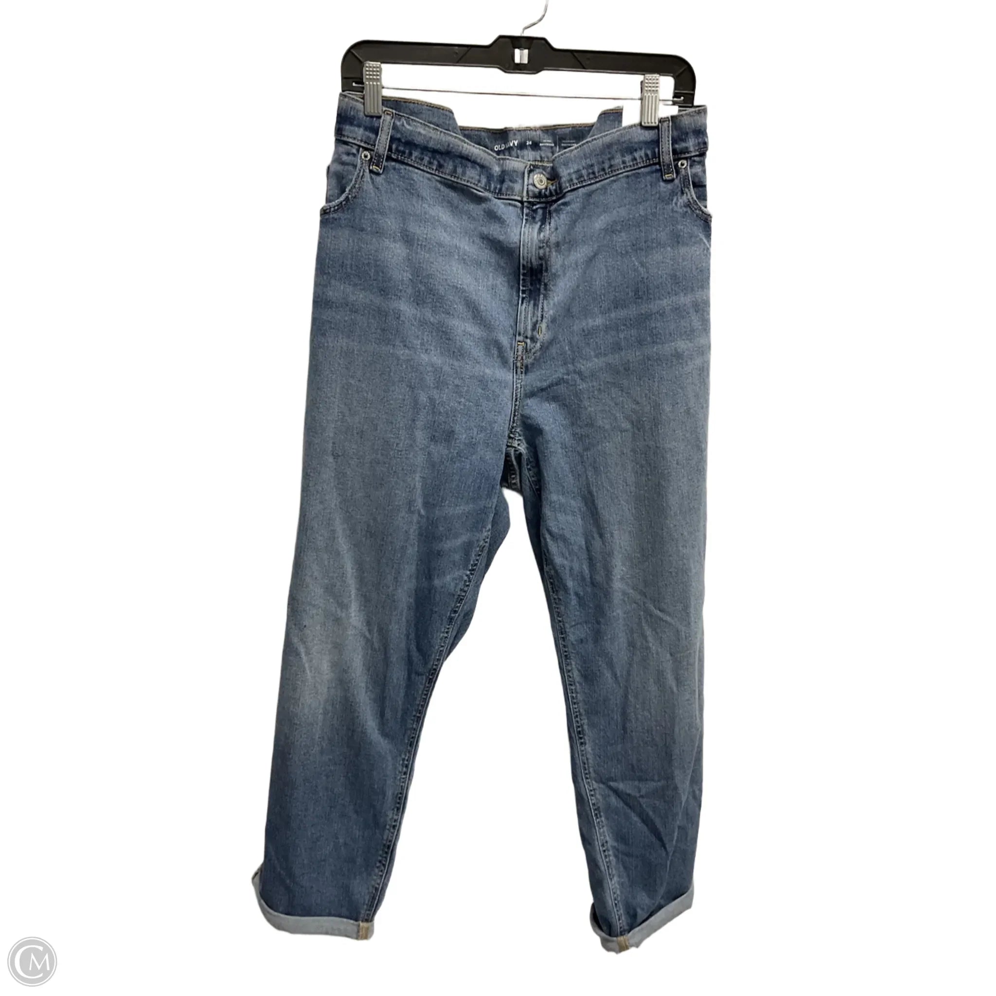 Mid-Waisted Men's JeansJeans Boyfriend By Old Navy In Blue, Size: 24