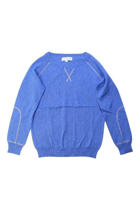 Men's Sweaters with Low-Neck DesignsExcuse My French Knit Sweater Size 8Y