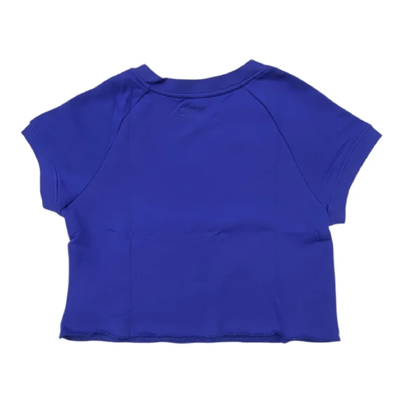 Warm Men's Thermal HoodiesSweatshirt Crewneck By Cmc In Blue, Size:L