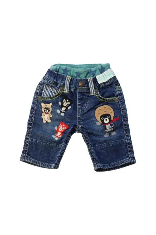 Men's Running Pants for ExerciseMiki House Jean Shorts 12-18M (80cm)