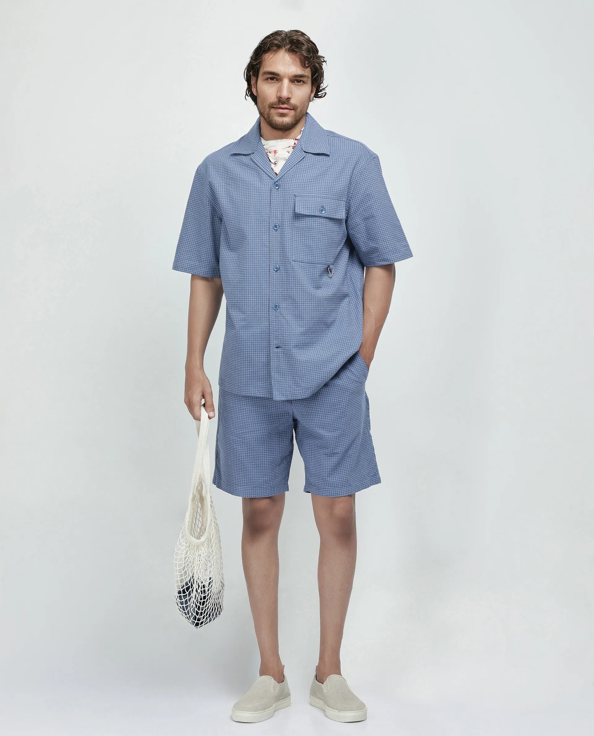 Men's Corduroy Pants for FallRare Rabbit Men Dorn Blue Cotton Elastane Fabric Relaxed Fit Pleated Checked Shorts Men's Corduroy Pants for FallRare Rabbit Men Dorn Blue Cotton Elastane Fabric Relaxed Fit Pleated Checked Shorts
