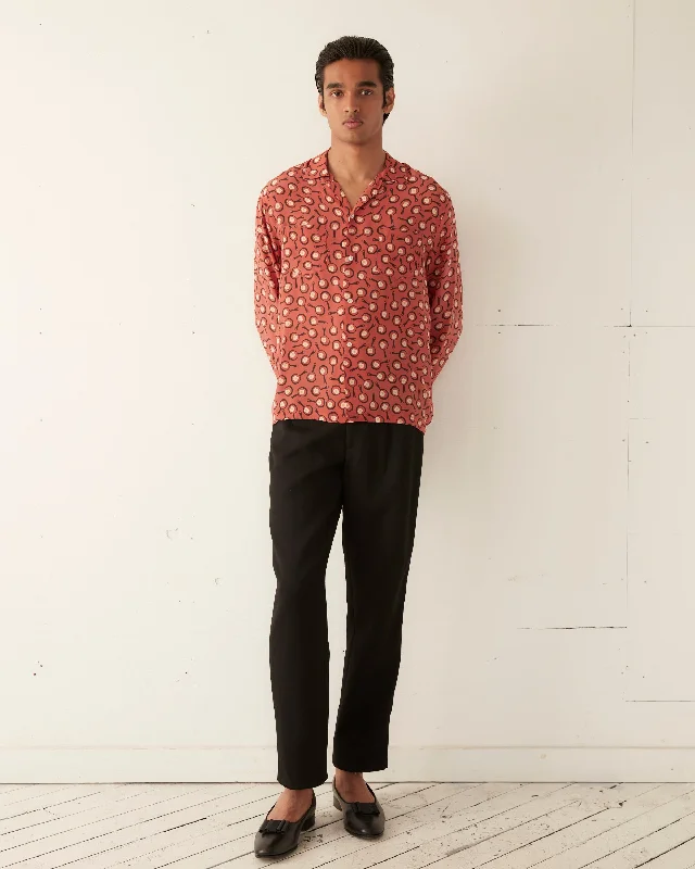 Men's Floral Print Shirts for Spring and SummerSkillet Long Sleeve Shirt