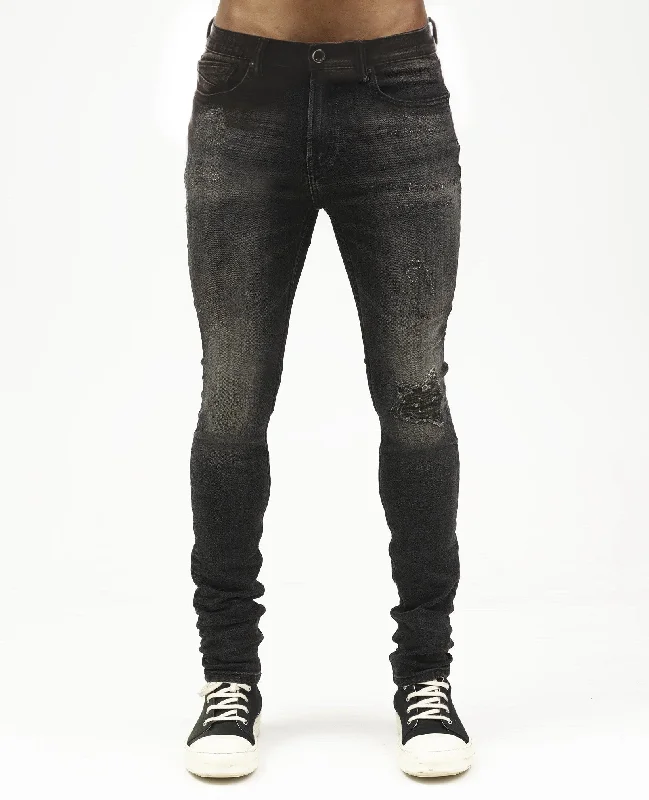 Rip and Tear Men's JeansStrat Super Skinny In Shale