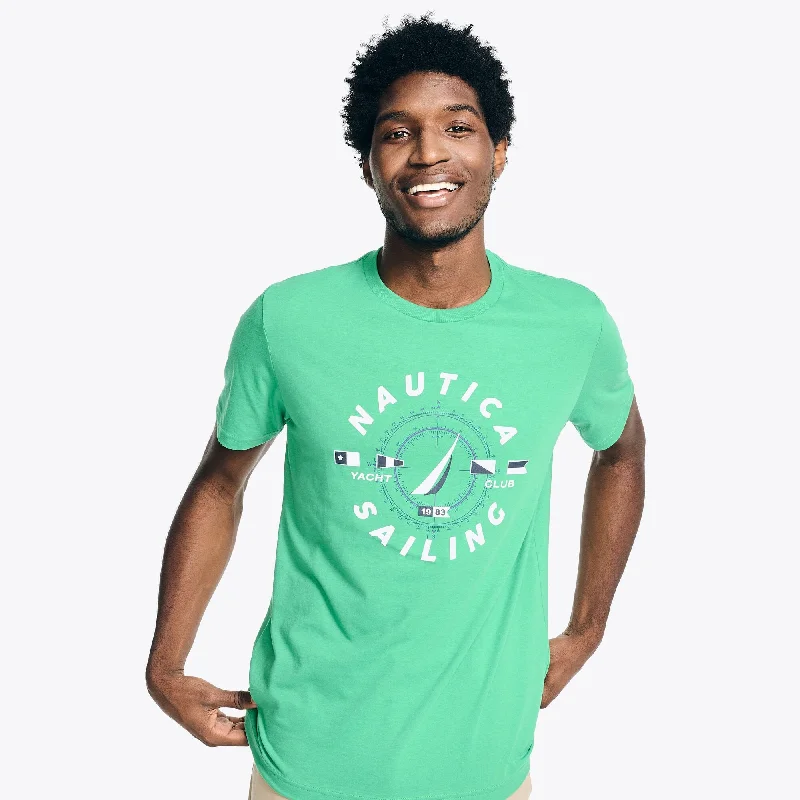 Men's Shirts with Hook-and-Loop ClosuresNautica Mens Nautica Sailing Graphic T-Shirt Men's Shirts with Hook-and-Loop ClosuresNautica Mens Nautica Sailing Graphic T-Shirt