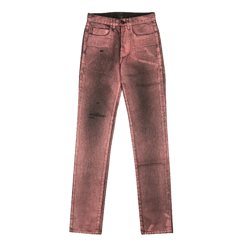 Fashion-Forward Men's JeansSp5Der Wash Jeans - Metallic
