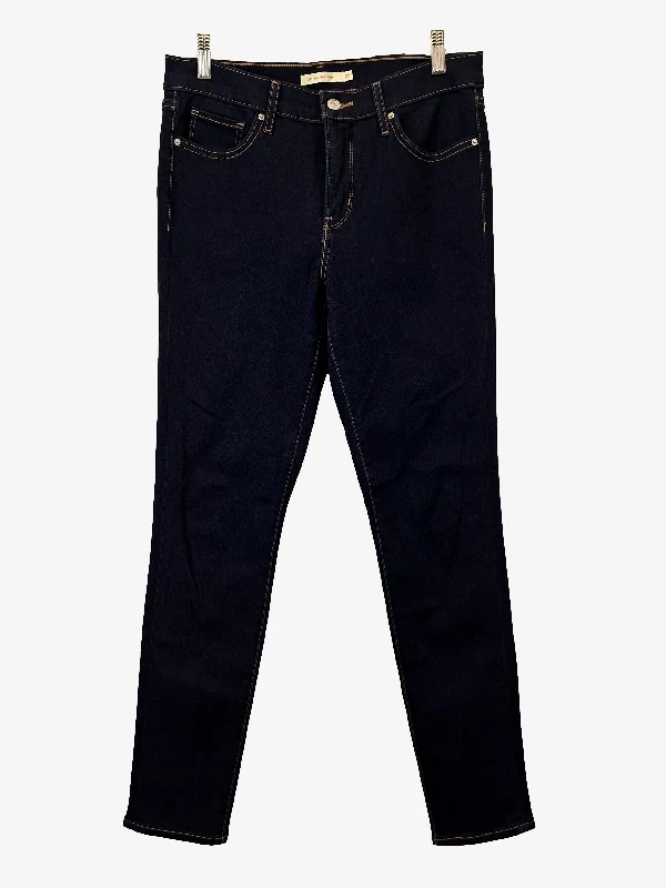 Latest Designer Men's JeansLevi's Deep Indigo Shaping Skinny Jeans Size 12
