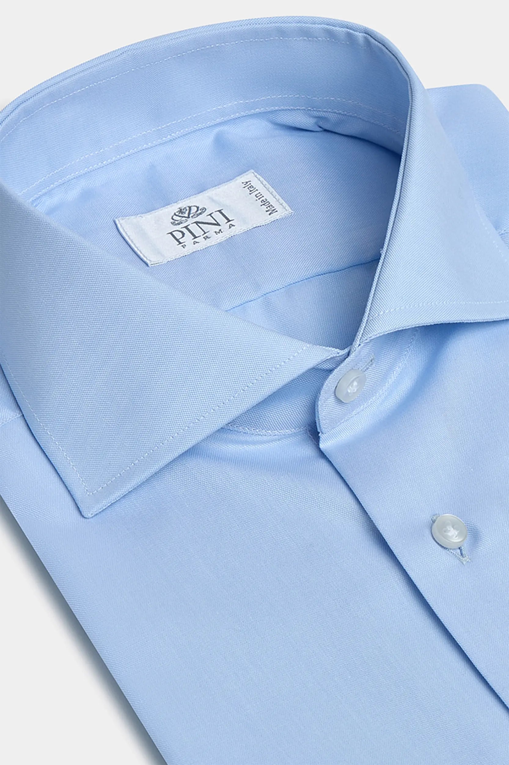Men's Layering Shirts for Seasonal TransitionsLight Blue Shirt - Made In Italy
