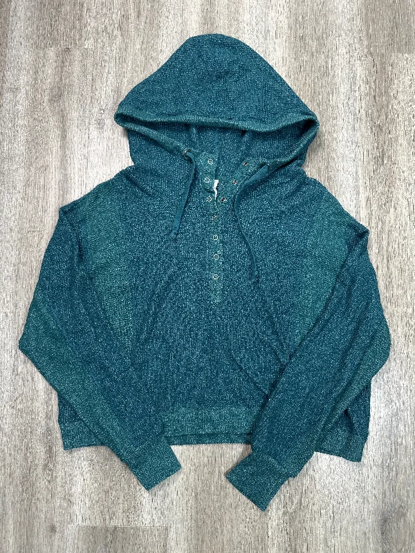 Men's Hoodies with Reinforced CuffsSweatshirt Hoodie By Daily Practice By Anthropologie In Teal, Size: L Men's Hoodies with Reinforced CuffsSweatshirt Hoodie By Daily Practice By Anthropologie In Teal, Size: L