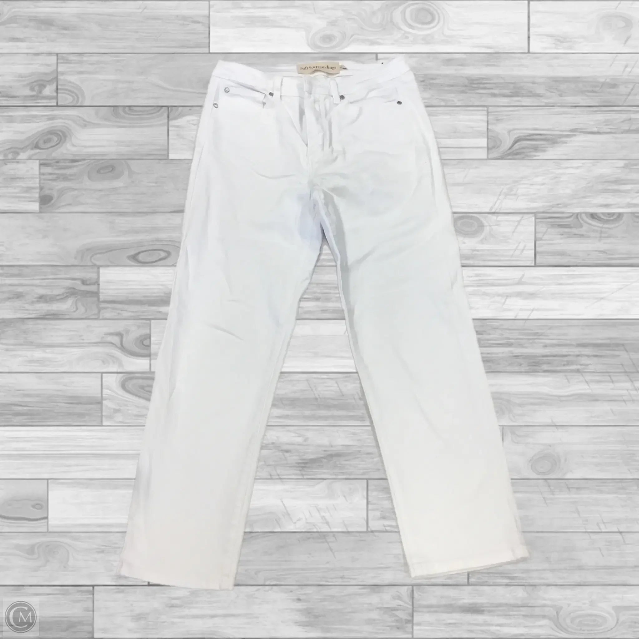 Men's Jeans for SportsJeans Straight By Soft Surroundings In White, Size: 8