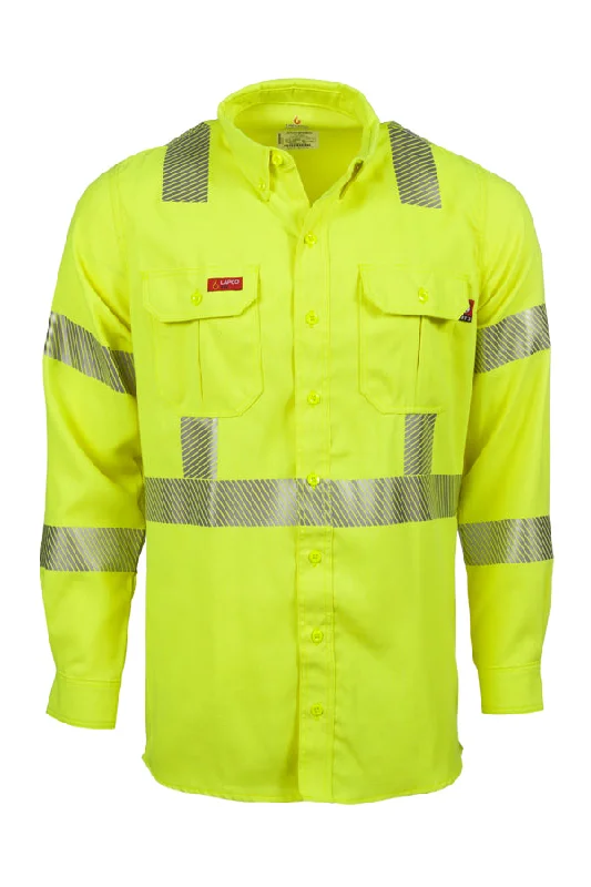 Men's Oxford Shirts for a Preppy StyleFR Modern Hi-Viz Uniform Shirt | Class 3 | 5oz. Tecasafe® One Inherent Men's Oxford Shirts for a Preppy StyleFR Modern Hi-Viz Uniform Shirt | Class 3 | 5oz. Tecasafe® One Inherent