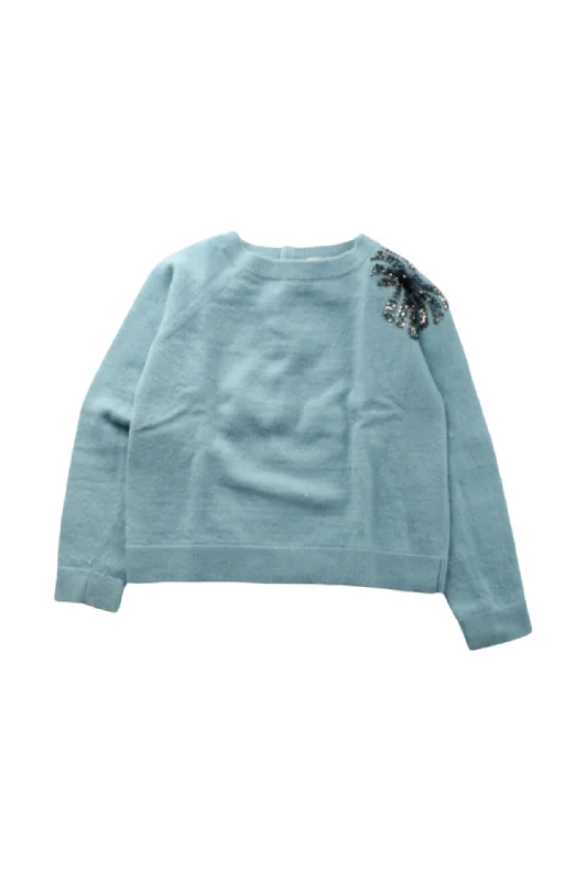 Men's Sweaters with Pockets and ZippersJacadi Embellished Knit Sweater 4T