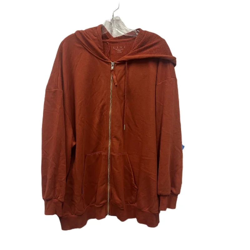 Men's Hoodies for GymAthletic Sweatshirt Hoodie By Lane Bryant In Orange, Size: 3x