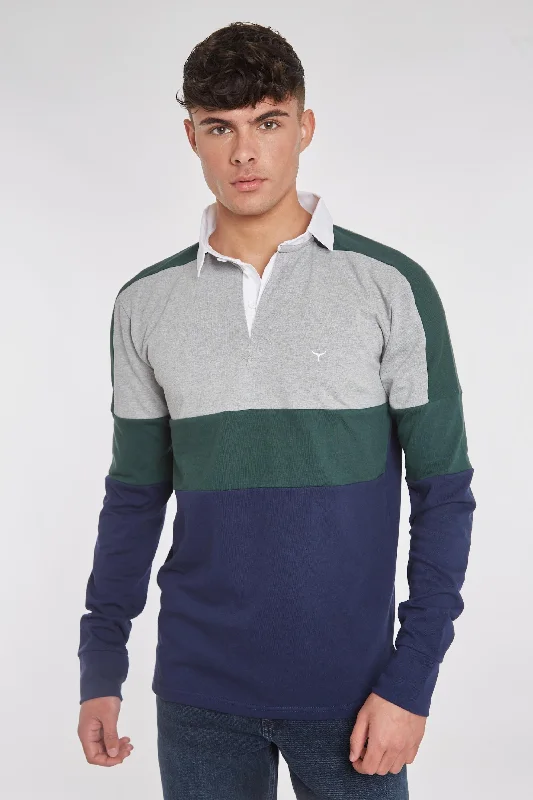 Lightweight Men's Poplin ShirtsKingsley Rugby Shirt - Navy