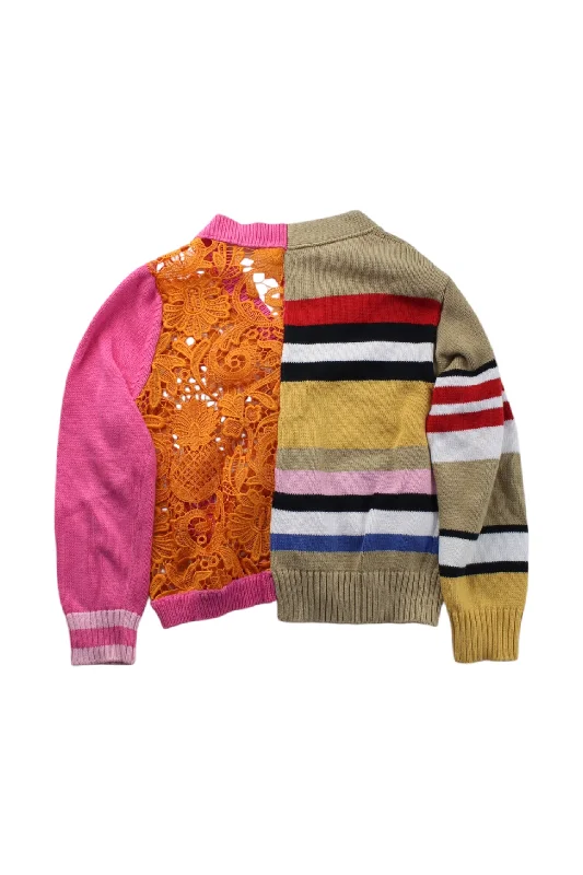 Elegant Men's Shawl-Collar SweatersNº21 Lace And Knit Cardigan 6T