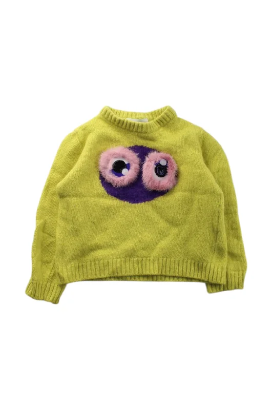 Men's Sweaters for Everyday WearFendi Furry Monster Knit Sweater 4T